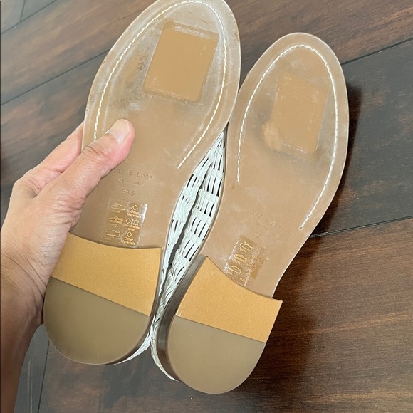 Rag & Bone Women's Sid Woven Loafers size 38.5 preppy Academia - Picture 10 of 12